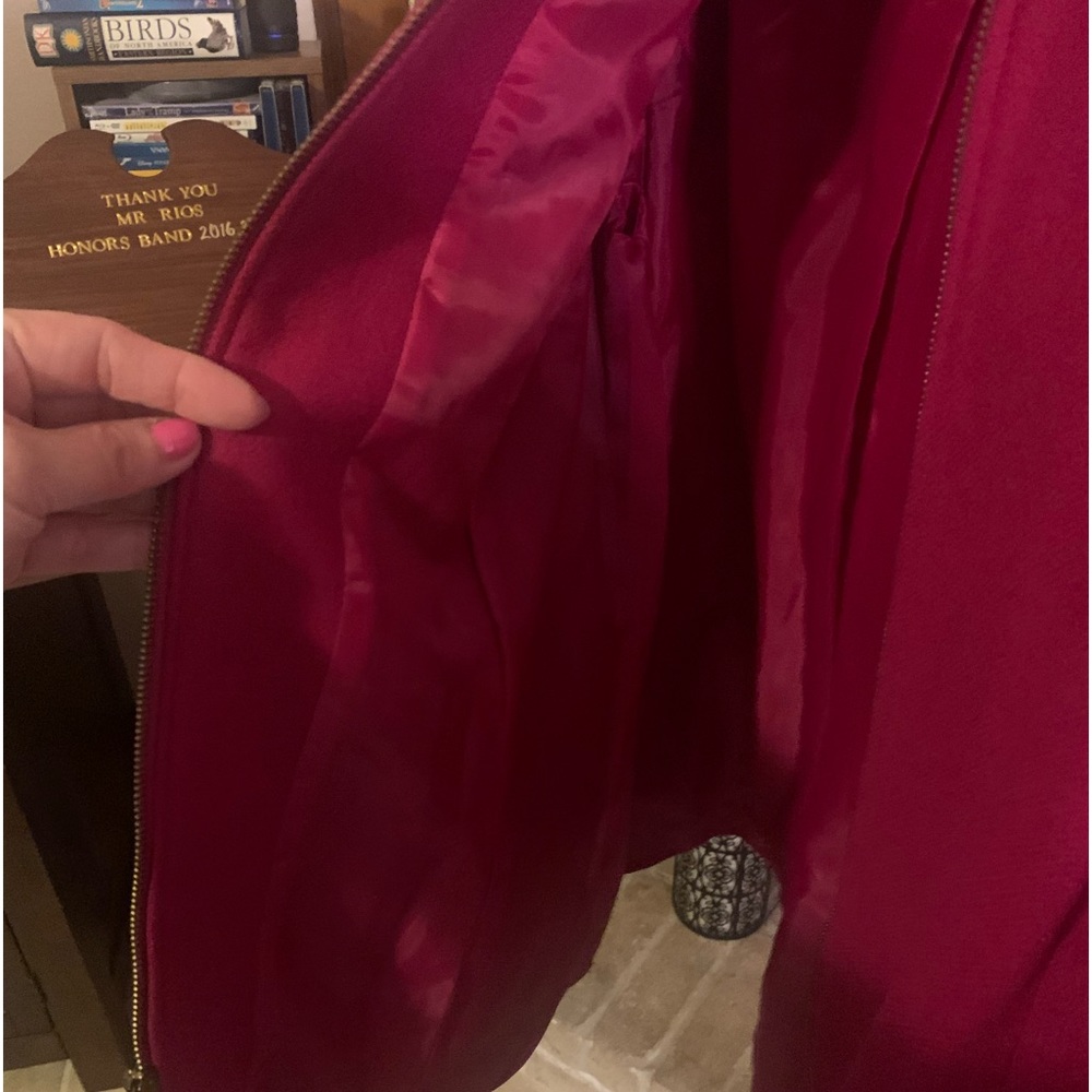Hot Pink Wool Jacket